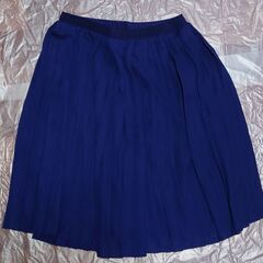 UNIQLO　プリーツスカート　Ｌ　青