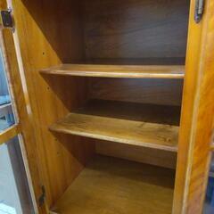 キャビネット サイドボード ガラス 収納棚の画像