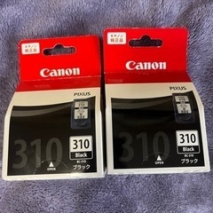 キャノン インク ブラック 310 純正品 2個セット 消費期限...