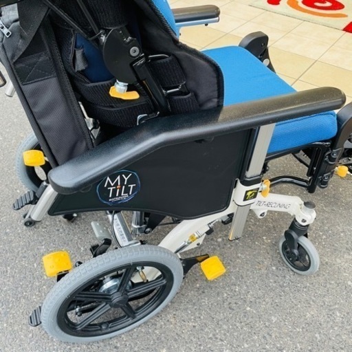 ★660 『ハイスペック！』松永製作所 マイチルトミニ3D シャープ 車いす 介助用 【リサイクルマート宇宿店】 ☆660 『ハイスペック！』松永製作所 マイチルトミニ3D シャープ