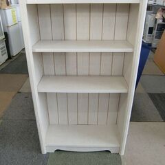 ☆本棚 ブックラック 幅585mm 奥行260mm 高さ1585mm 白 書棚 ホワイト フリーラック 書庫 札幌 北20条店の画像