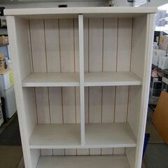 ☆本棚 ブックラック 幅585mm 奥行260mm 高さ1585mm 白 書棚 ホワイト フリーラック 書庫 札幌 北20条店の画像