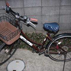 ★自転車 26インチ 6段変速★RENULT（ルノー） ブラウン...