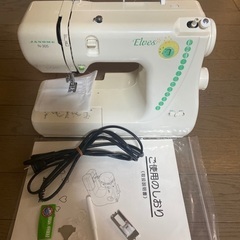 ジャノメ　コンパクトミシン　N-305 ジグザグミシン