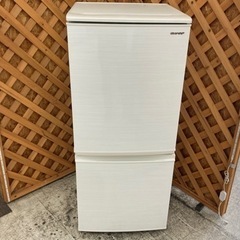 【愛品館江戸川店】SHARP 137L 2ドア 冷蔵庫 （2020年製） ID:143-016132-007