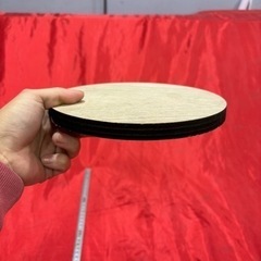 ラワン　木製板 直径10cm～30cm　サイズ自由 丸型　10枚　板　木材　ベニヤ板　丸の画像