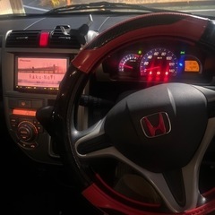 新春価格⭐️ゼストスパークW・Tベルト交換済み❣️スマートキー・オートエアコン・HDDナビ人気の黒・値引きしました。ルームミラー型前後ドラレコ付きの画像