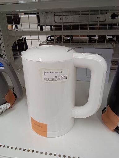 ★ジモティ割あり★ dretec 電気ケトル   18年製 動作確認／クリーニング済み TC710
