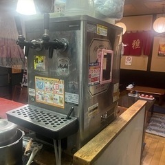 可動品　ホシザキのビールサーバーです。