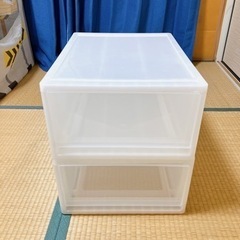 【無料】収納ケース2段