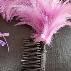 ヘアアクセサリー(パープル)の画像