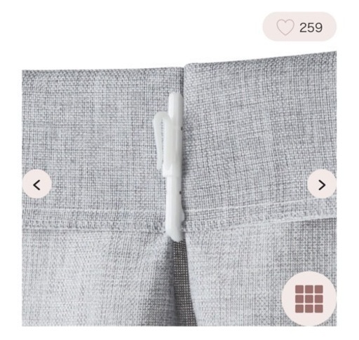 新品】2枚組 Francfranc ラメ カーテン ライトグレー ドレープ