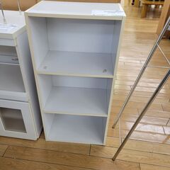 ★ジモティ割あり★  三段カラーボックス ホワイト H89×D2...