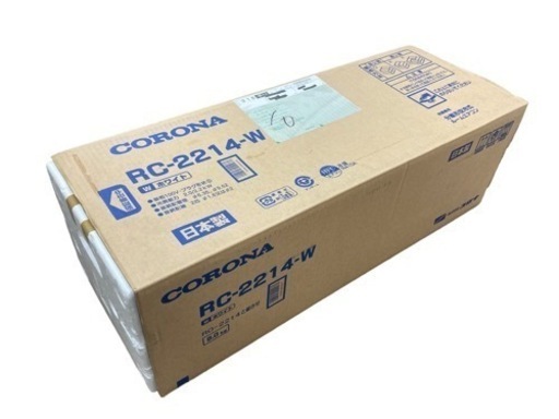 新品、未使用　CORONA コロナ　冷房専用エアコン　室外機セット　RC-2214-W RC-2214 6畳用　ホワイト　神奈川県横須