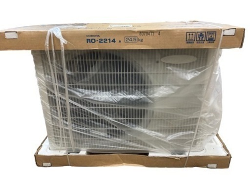 新品、未使用　CORONA コロナ　冷房専用エアコン　室外機セット　RC-2214-W RC-2214 6畳用　ホワイト　神奈川県横須