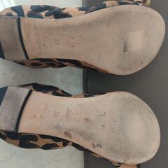 ルイヴィトン　レオパード柄　フラット　38  数回使用の画像