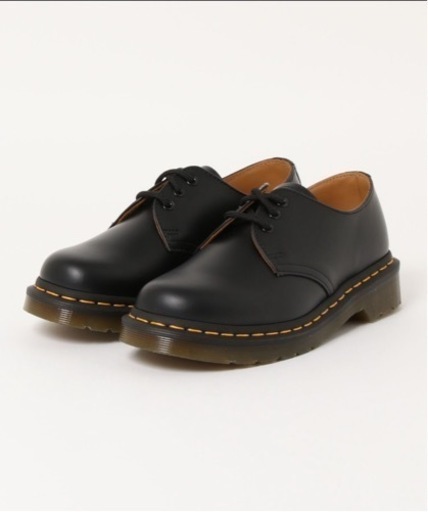 《Dr.Martens》1461Z 3 EYE SHOE DMS  BLACK SMOOTH