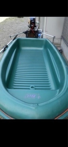 ビックカヤック215とHONDA二馬力船外機