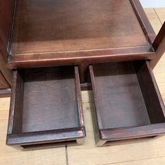 唐木　飾り棚　茶箪笥の画像