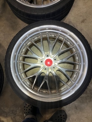 20インチ 8.5j 9.5j 深リム　ベルサリオ