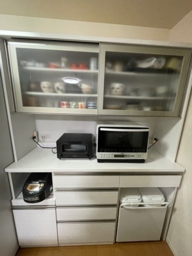 食器棚　ゴミ箱付　ニトリ　リガーレ　ハイタイプ　美品 食器棚 ゴミ箱付 ニトリ リガーレ ハイタイプ 美品 マメ様用】 ニトリ