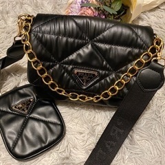 【新品未使用】PRADA プラダ　チェーン　ノベルティ　ショルダーバッグの画像