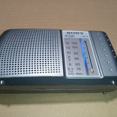 SONY FM/AMハンディーポータブルラジオ ICF-9