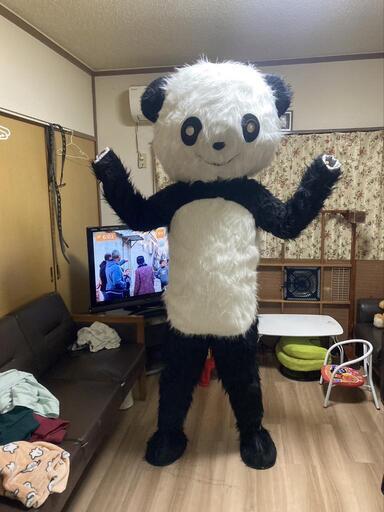 パンダ？　の着ぐるみ(笑)