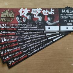 沖縄アリーナ 9枚（23日2枚、24日7枚） アスティーダフェス...