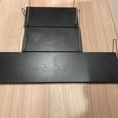 ウォールシェルフ　賃貸OK ブラックの画像