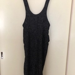冬用ロングタイトワンピース　2ウェイデザイン　Lの画像