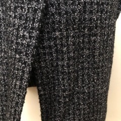 冬用ロングタイトワンピース　2ウェイデザイン　Lの画像