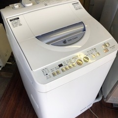 福岡市内配送設置無料 シャープ SHARP ES-TG55L-A [たて型洗濯乾燥