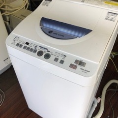 福岡市内配送設置無料 シャープ SHARP ES-TG55L-A [たて型洗濯乾燥
