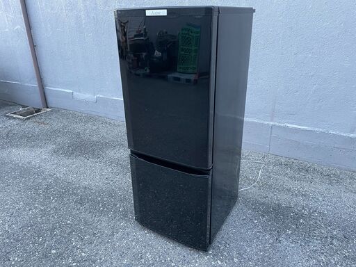 ★動作〇 清掃済 保証有★ 冷蔵庫 三菱 MR-P15A-B 146L 2017年製 幅480x奥行595x高さ1213mm 一人暮らし向け シンプル