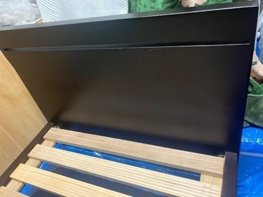 綺麗な茶色ベッド　シングルサイズ