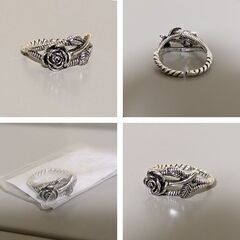 アンティーク/フラワーリング（新品）10号/お買い得の画像