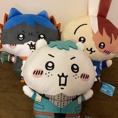 ちいかわ 僕のヒーローアカデミア ぬいぐるみ　3種類