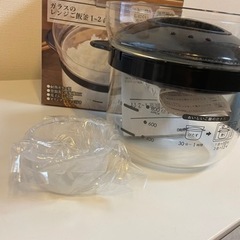 レンジでご飯釜　ハリオの画像