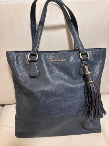 MICHAEL KORS マイケルコース　MK トートバッグ レザー ブラック 肩 ビジネスバッグ 黒