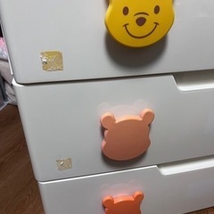 取引予定あり　アイリスオーヤマ　4段チェスト　くまのプーさんの画像