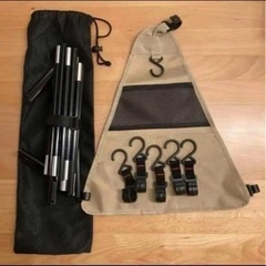 新品 ハンギングラック キャンプ アウトドア 収納袋 ポケット ...