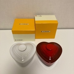【新品未使用】ル・クルーゼ　ラムカン・ダムール（フタ付き）の画像