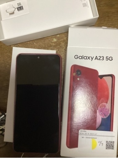 未使用　GALAXY A２３　5G simフリー譲ります。