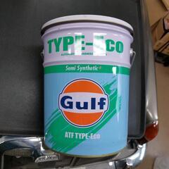 🔶ガルフ‼️お洒落な‼️オイル20㍑缶シート中古品