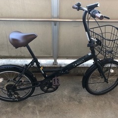 折り畳み自転車　MARUISHI ロキシー　ダークグリーン　ギア付き　20インチの画像