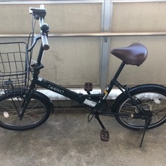 折り畳み自転車　MARUISHI ロキシー　ダークグリーン　ギア付き　20インチの画像