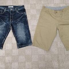 メンズ　ハーフパンツ2点セット