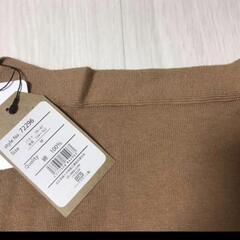 【新品未使用】ドロップショルダー ボートネックニットプルオーバー Mサイズの画像