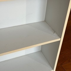 本棚　ホワイト　カラーボックス　棚　の画像